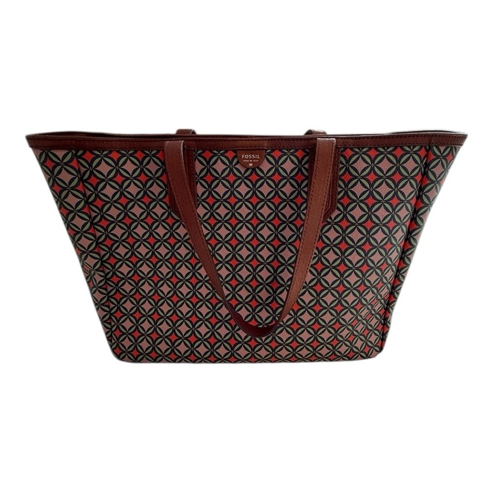FOSSIL Sydney Signature Large Tote Bag Shoulder Purse